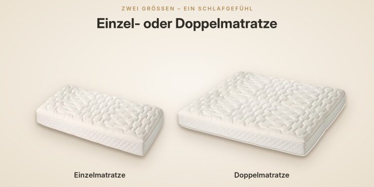 Luftbett-Matratze als Einzel- oder Doppelmatratze